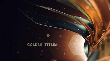 پروژه افترافکت Golden Titles-17915387