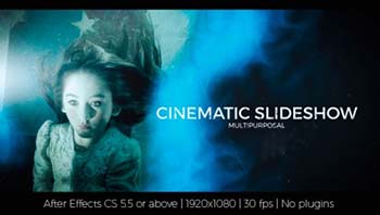 پروژه افترافکت Cinematic Slideshow-17727253