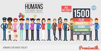 پروژه افترافکت Humans Explainer-17152310