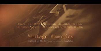 پروژه افترافکت Vintage Memories-18486197