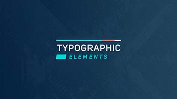 افترافکت Typographic Elements-18501450