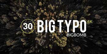 افترافکت Big Typo-18531465