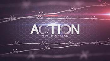 افترافکت Action Title Design-21476