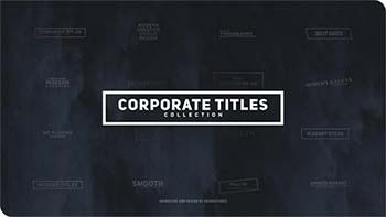 افترافکت Corporate Titles-18142517