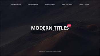 افترافکت 50 Modern Titles-17047191