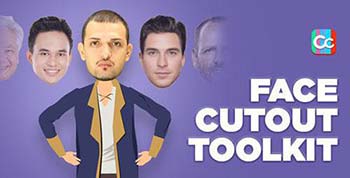 افترافکت Face Cutout Toolkit-15486596