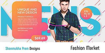 افترافکت Fashion Market-19264626