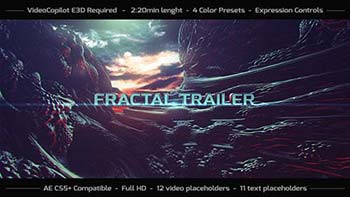 افترافکت Fractal Trailer-19270202