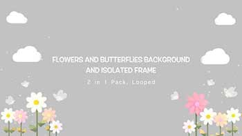 Flowers And Butterflies-23611710