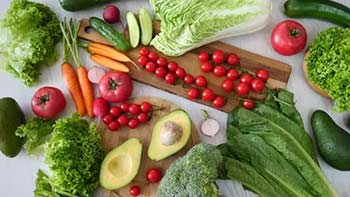 Assortment Of Fresh Vegetables On Table-25186428