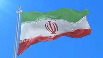 Flag of Iran Waving-21424547