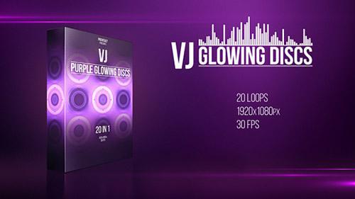 گرافیک VJ Purple Glowing-17605970
