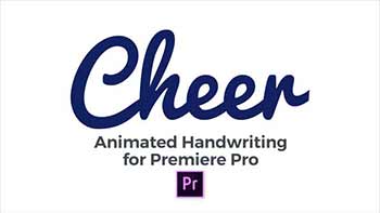 Cheer Animated Handwriting