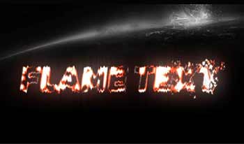 Flame Text Animation-259622