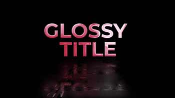 Glossy Title Reveal-26374080