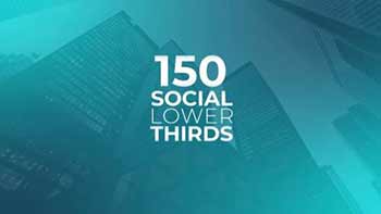 150 Social Media Lower Thirds-24581188