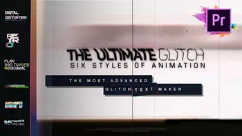70 Glitch Title Animation-23347350