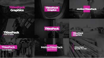 Motion Titles Pack-203734