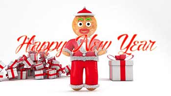 Happy New Year with Gingerbread-29337564