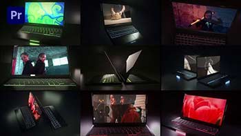 Dark Laptop Mockup-31995438