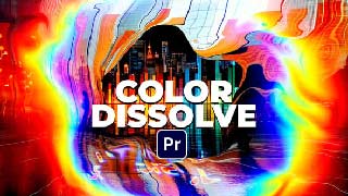 Color Dissolve VHS Glitch Slideshow Opener-55763715