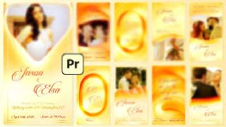 Gold Wedding Invatation Stories Reels-56584689