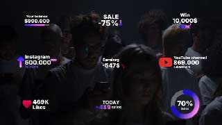 Number Text Animation MOGRT-57516399