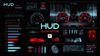 HUD Automotive for Premiere Pro