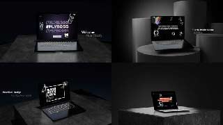 Laptop Mockup Promo MOGRT