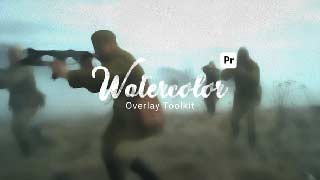Watercolor Overlay Toolkit for Premiere Pro Artistic Paint Paper Texture Effects-59653305