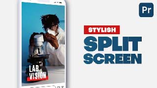 Vertical Stylish Split Screen-60548195