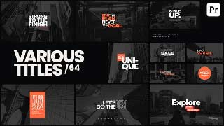 Various Titles 64-59608970