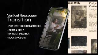 Vertical Newspaper Transition MOGRT-59716906