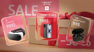 Liquid Glass Carousel Product Promo MOGRT-62271332