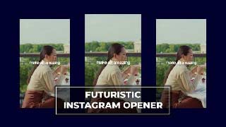 Futuristic Instagram Opener MOGRT-54349823
