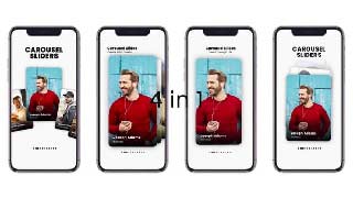 Vertical Carousel Slides Animation Pack MOGRT-59977968