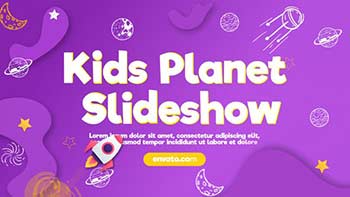 Kids Planet Slideshow MOGRT-34502550