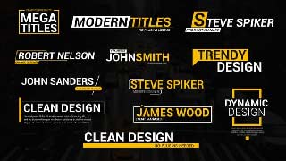 Clean Lower Third Titles-45859414