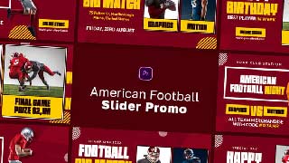 American Football Slide Promo MOGRT-45935290
